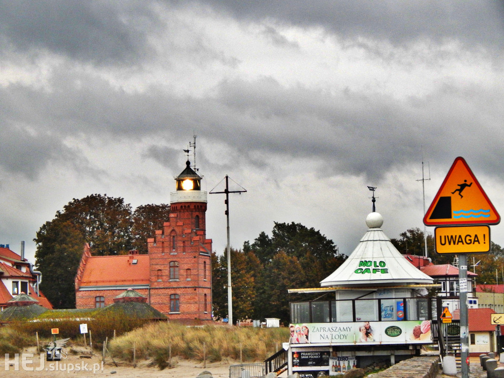 Sztormowa Ustka. Strażacy mieli trochę pracy