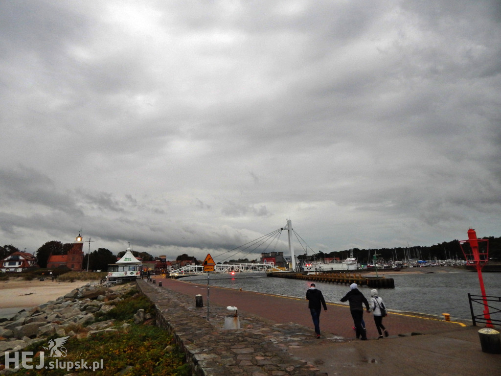 Sztormowa Ustka. Strażacy mieli trochę pracy