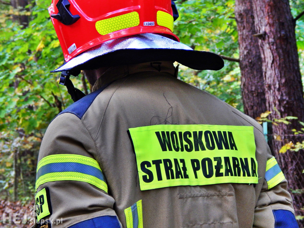 Sztormowa Ustka. Strażacy mieli trochę pracy