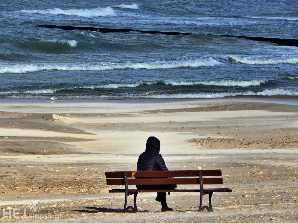 Sztormowa Ustka. Strażacy mieli trochę pracy