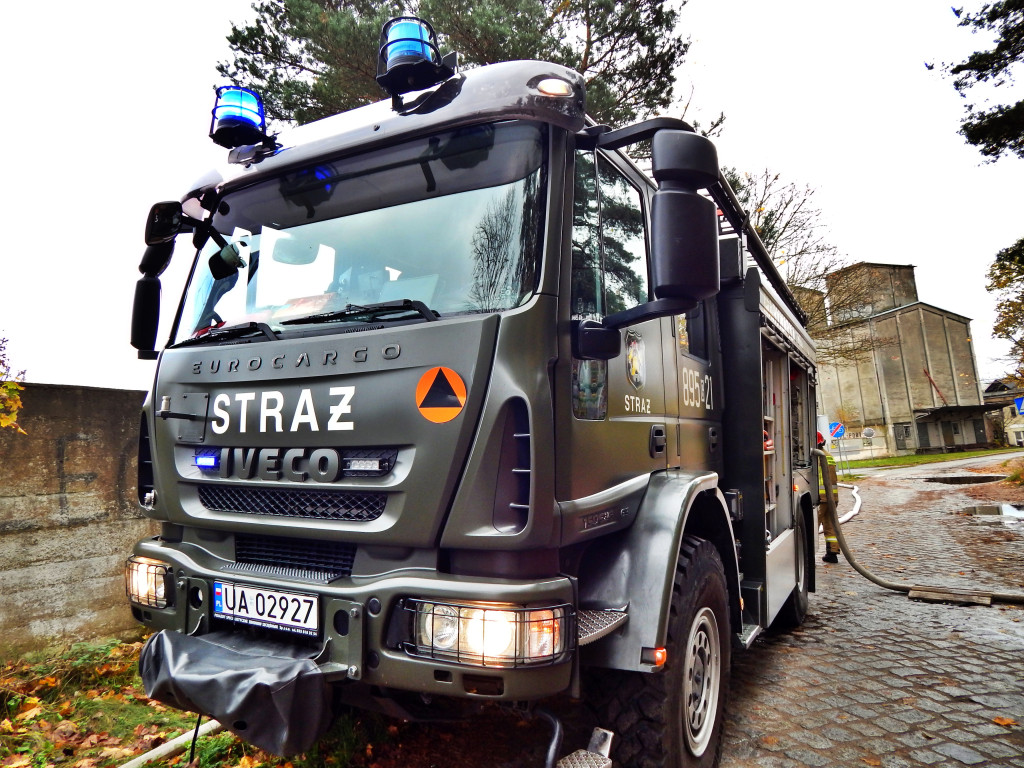 Wspólne działania strażaków i marynarki! [FOTO]