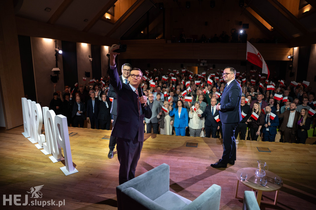 Mateusz Morawiecki w Słupsku. Polityczny STAND-UP