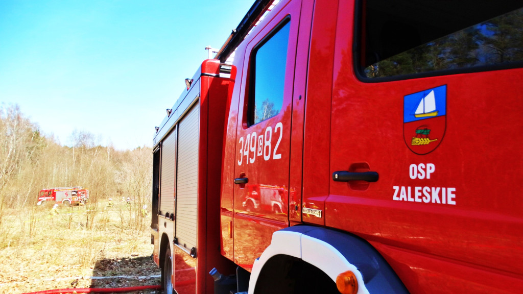 Strażacy ćwiczyli walkę z pożarem lasu [FOTO]