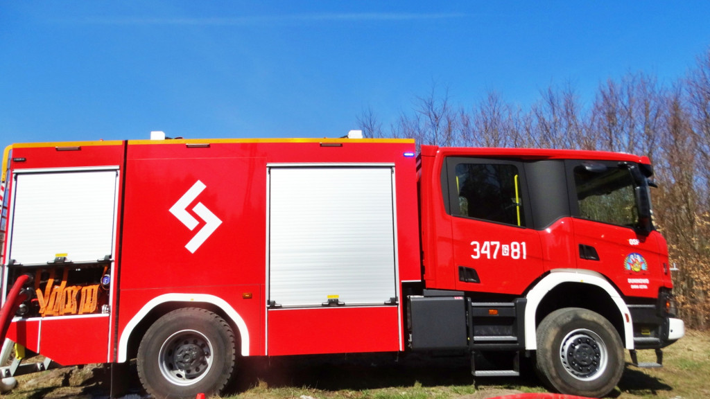 Strażacy ćwiczyli walkę z pożarem lasu [FOTO]