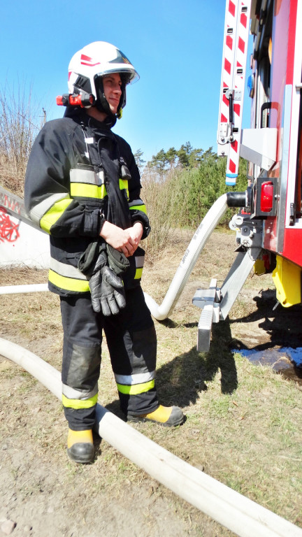 Strażacy ćwiczyli walkę z pożarem lasu [FOTO]