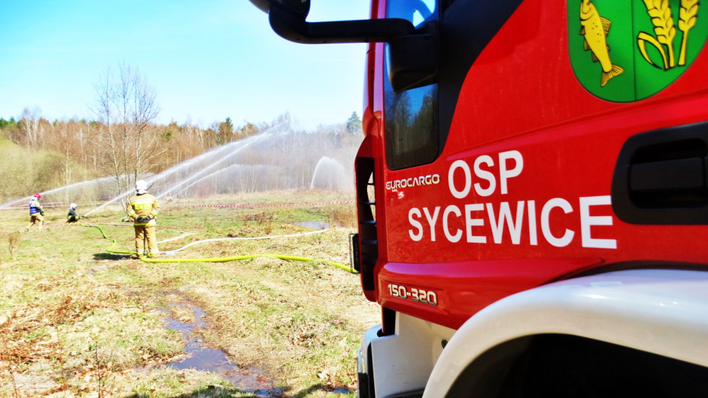 Strażacy ćwiczyli walkę z pożarem lasu [FOTO]