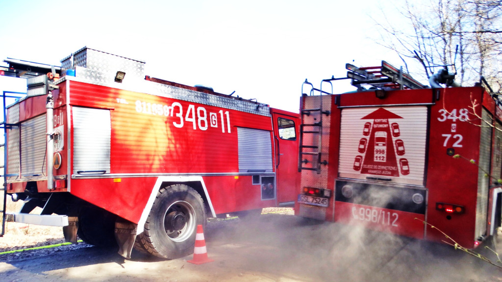 Strażacy ćwiczyli walkę z pożarem lasu [FOTO]