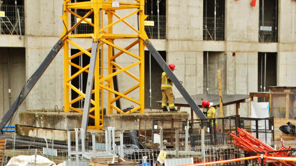 Ustka: Strażacy przy bazie offshore [FOTO]