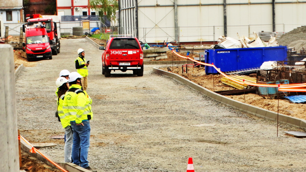 Ustka: Strażacy przy bazie offshore [FOTO]