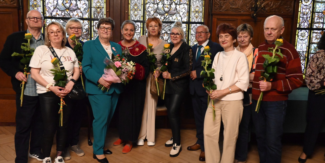 W słupskim ratuszu świętowali Złote Gody [FOTO]