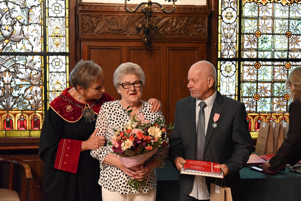 W słupskim ratuszu świętowali Złote Gody [FOTO]