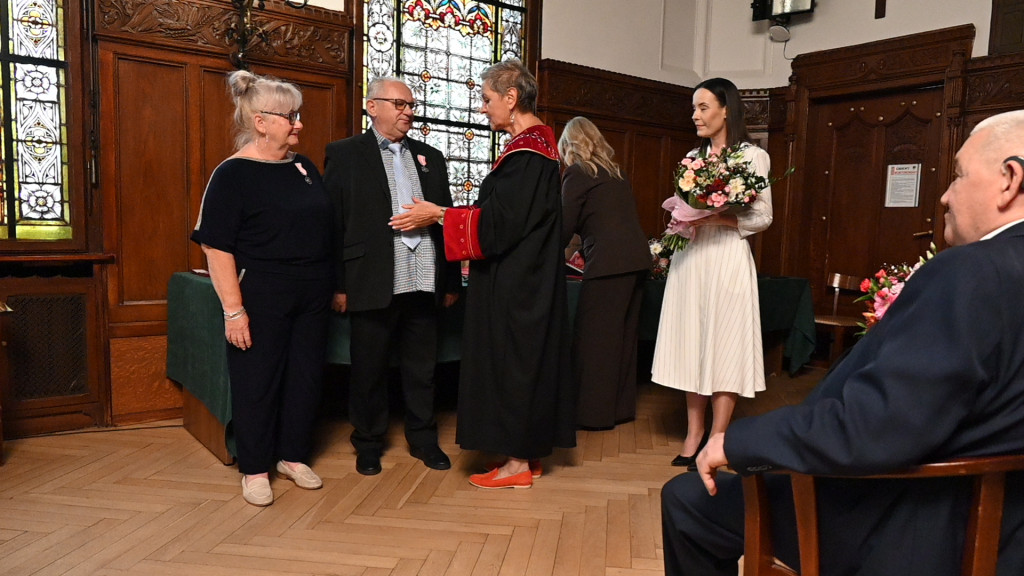 W słupskim ratuszu świętowali Złote Gody [FOTO]