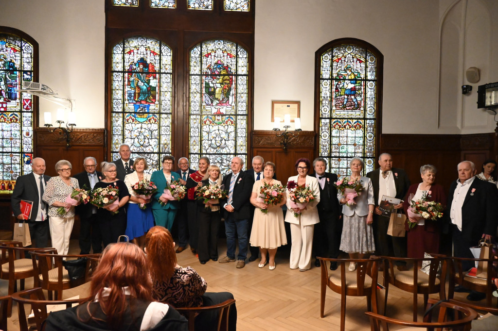 W słupskim ratuszu świętowali Złote Gody [FOTO]