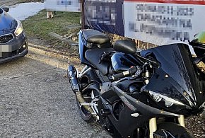 Chciał przyspieszyć wiosnę. 26-letni motocyklista jechał bez uprawnień!