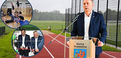 Poseł Konwiński wrócił do rodzinnej gminy. W Starkowie otwierał nowy Orlik