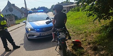 15-latek bez prawa jazdy wiózł 8-latka. Motocykl kupił mu ojciec