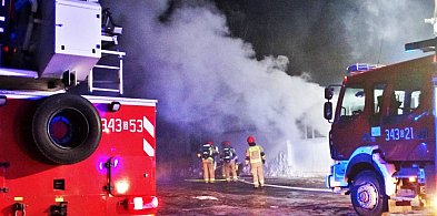 Pożar hali w Grabnie. Duże zadymienie i szybka interwencja służb!