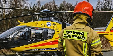 Potęgowo: 13-latka na hulajnodze zderzyła się z autem. Lądował LPR