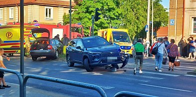 KRAKSA W SŁUPSKU. 72-latek zignorował czerwone światło