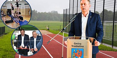Poseł Konwiński wrócił do rodzinnej gminy. W Starkowie otwierał nowy Orlik