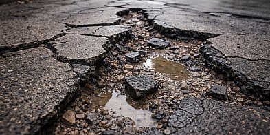 Pękająca nawierzchnia i pytania o pas drogowy