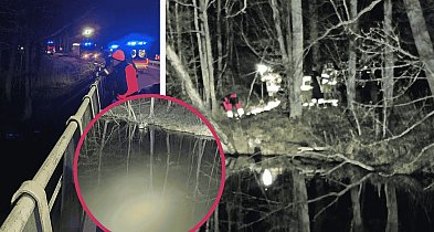 Tragedia w Kępicach. Samochód z rodziną wpadł do Wieprzy, jedna osoba nie żyje