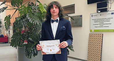 Drugi indeks przed maturą. Krzysztof Paczkowski z II LO laureatem „Brain Bee”