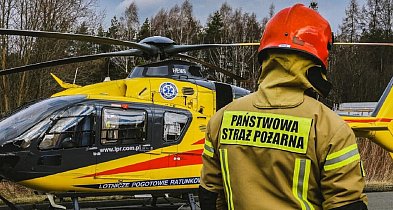 Potęgowo: 13-latka na hulajnodze zderzyła się z autem. Lądował LPR