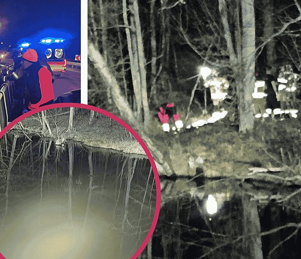 Tragedia w Kępicach. Samochód z rodziną wpadł do Wieprzy, jedna osoba nie żyje