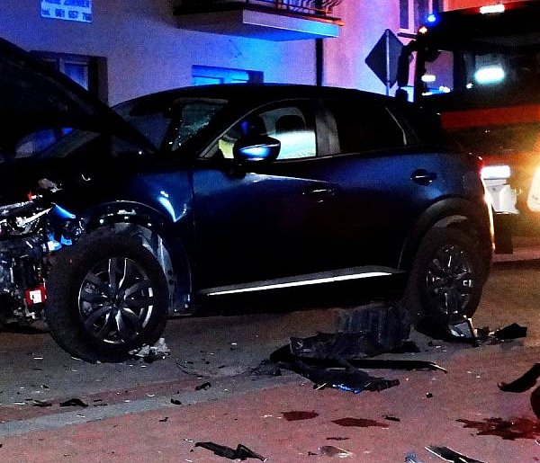 KRAKSA w Rowach. Kierowca skutera miał ponad dwa promile!