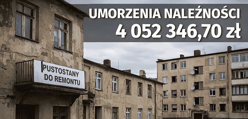 Ponad 4 miliony złotych umorzeń w Słupsku. Radni chcą większej przejrzystości