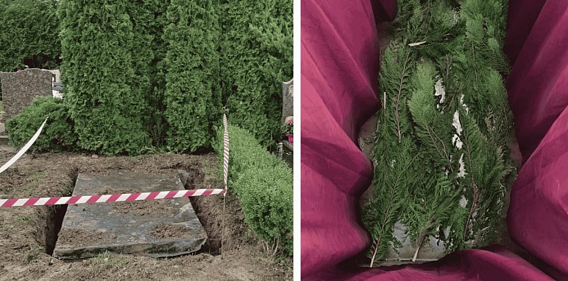 “UTOPIONY” po śmierci. Dramat córki na cmentarzu w Słupsku