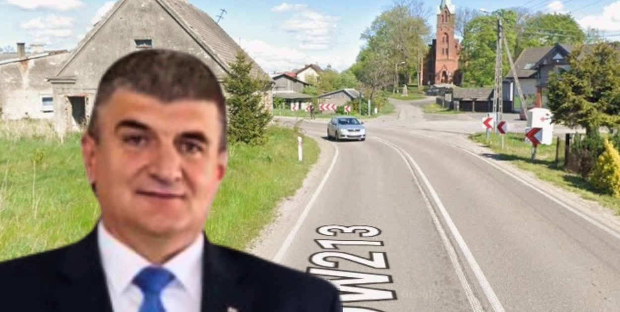 Radny Jacek Wiciński upomina się budowę chodników przy drodze wojewódzkiej nr 213  / fot. archiwum redakcji