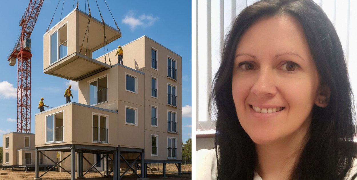 Prezes PGM Agnieszka Zwierz zapewnia, że jest gotowa do pozyskania pieniędzy i z budowania 64 mieszkanie w technologii modułowej