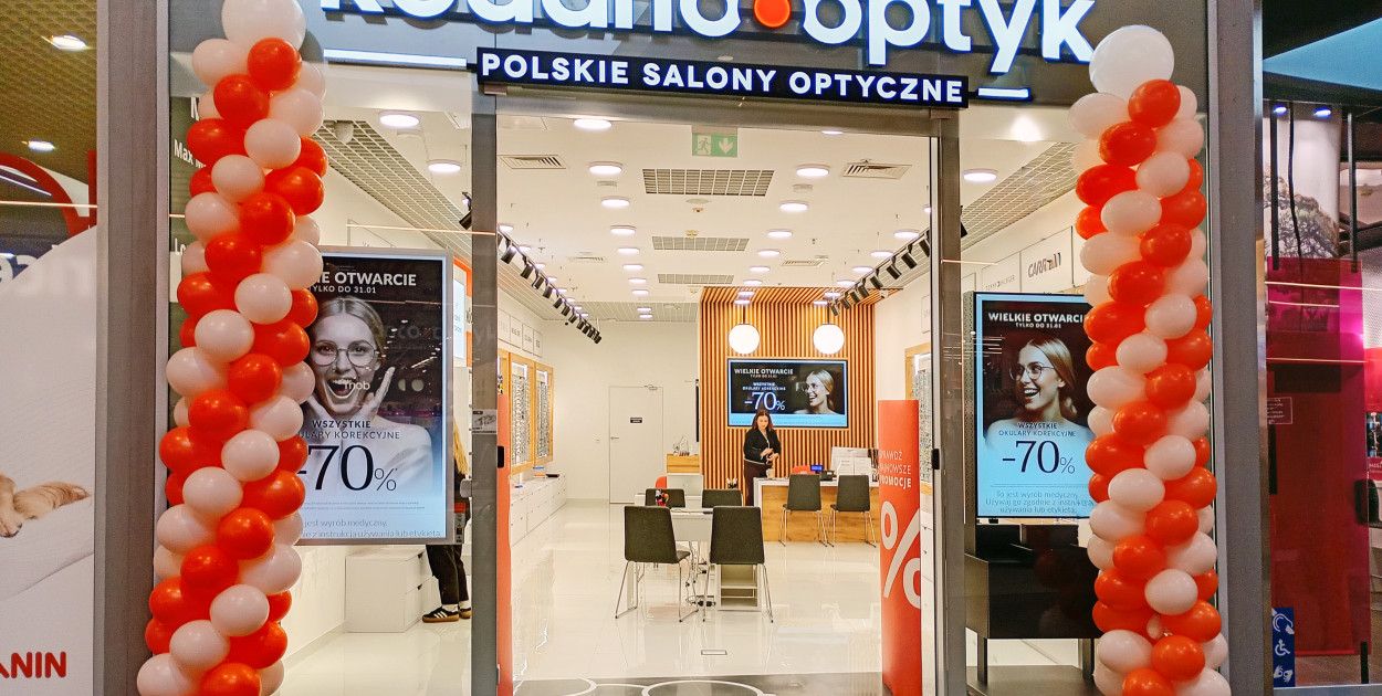 Wielkie otwarcie KODANO Optyk w Słupsku! Wszystkie okulary korekcyjne 70% taniej