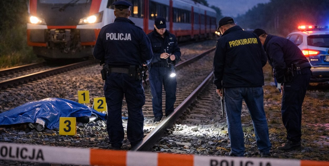 Tragedia między Jezierzycami a Damnicą. Nie żyje 40-letni pracownik kolei