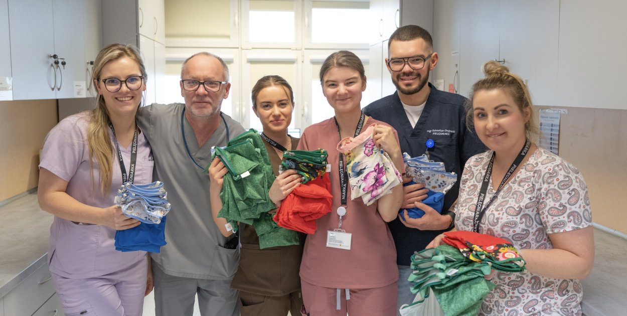 Słupsk: Ręcznie szyte wsparcie dla pacjentów onkologii i chirurgii