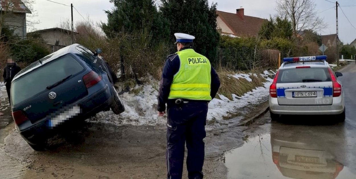 Uciekał przed policją. W aucie ZOSTAWIŁ żonę i 5-letnią córkę!